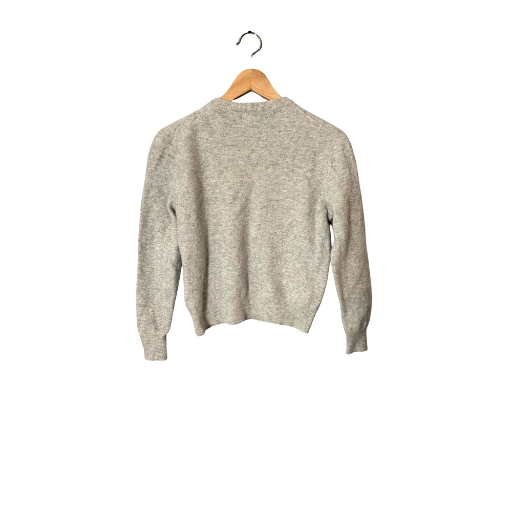 Christian Lacroix Gray Merino Wool Cashmere Blend Crew Neck Sweater Size M - Picture 7 of 8